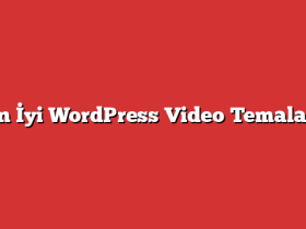En İyi WordPress Video Temaları