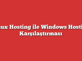 Linux Hosting ile Windows Hosting Karşılaştırması